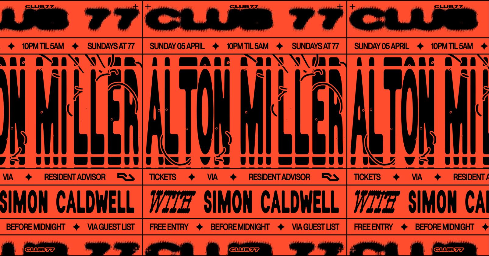 Sundays at 77: Alton Miller, Simon Caldwell