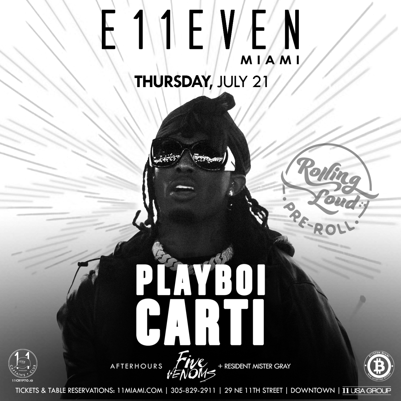 Playboi Carti at E11EVEN MIAMI & ROOFTOP, Miami