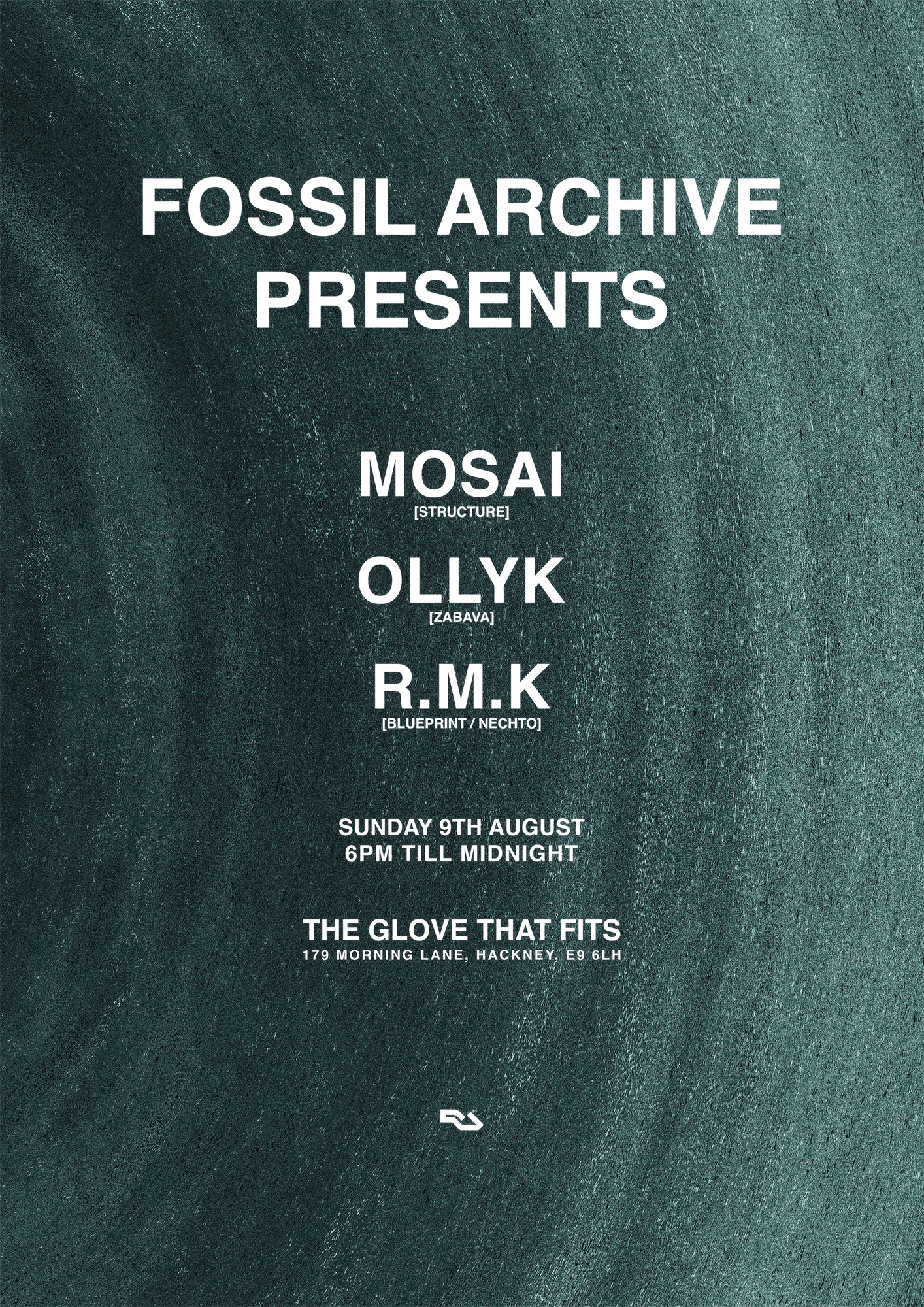 Fossil Archive presents: Mosai, OllyK, R.M.K