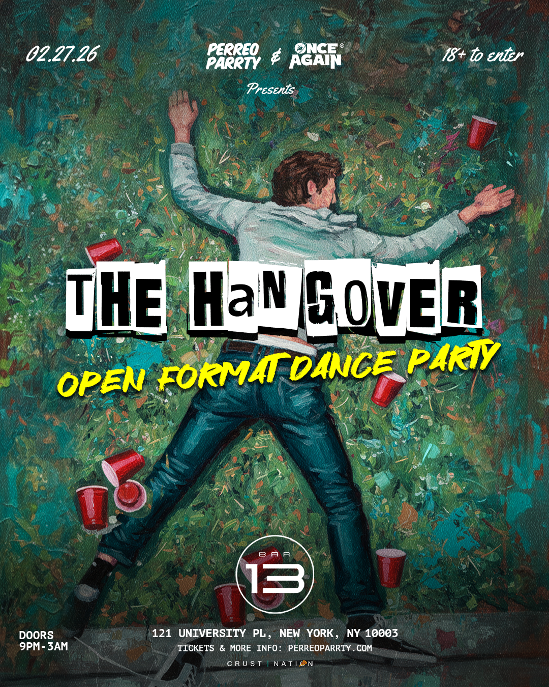 The Hangover - Open Format Dance Party in NYC (18+)