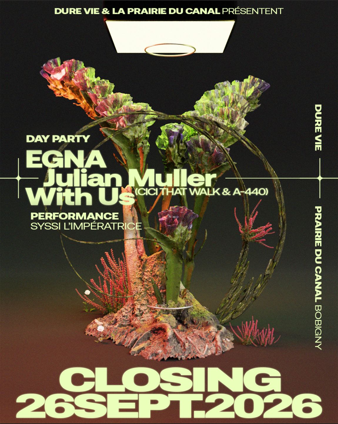 (CLOSING) Dure Vie x Prairie du Canal: Julian Muller, Egna, with Us