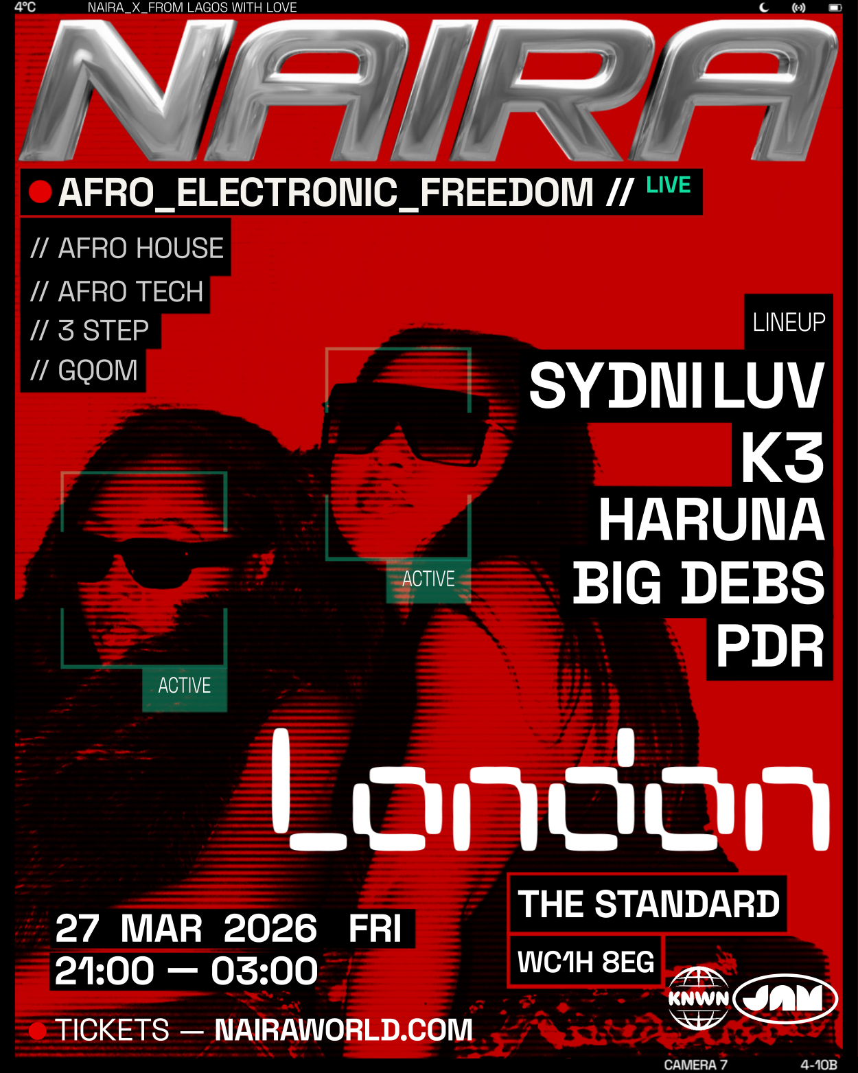 NAIRA: Afro Electronic Freedom London
