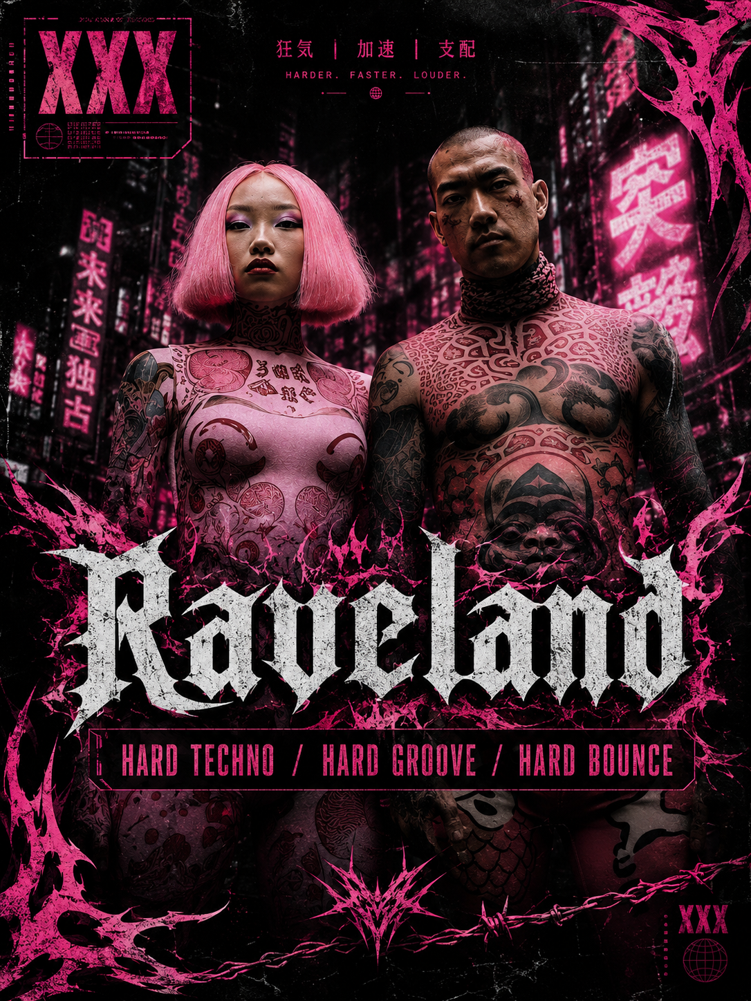 RAVELAND: Hard Techno & Hard Bounce