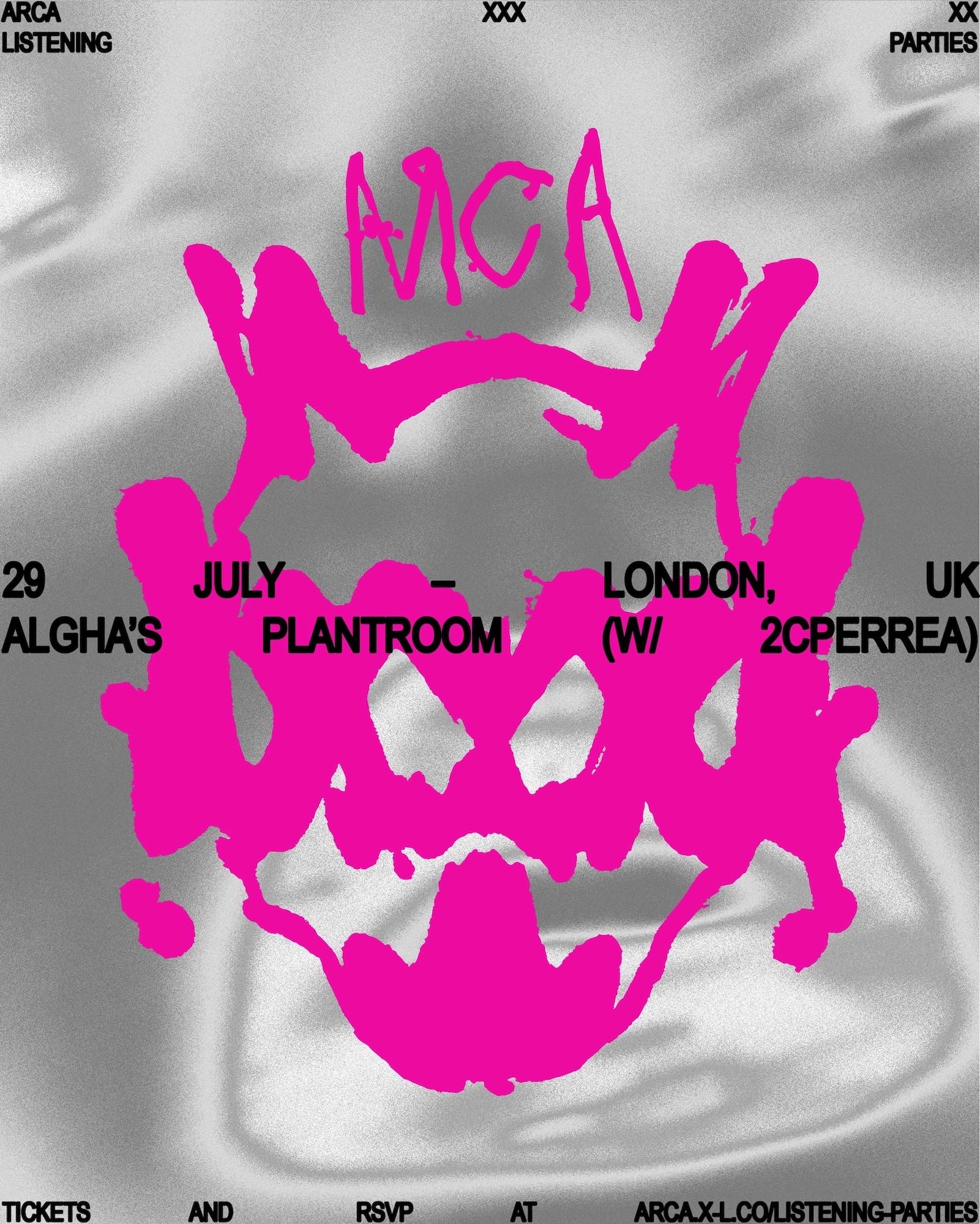 Arca: XXXXX Listening Party with 2CPERREA