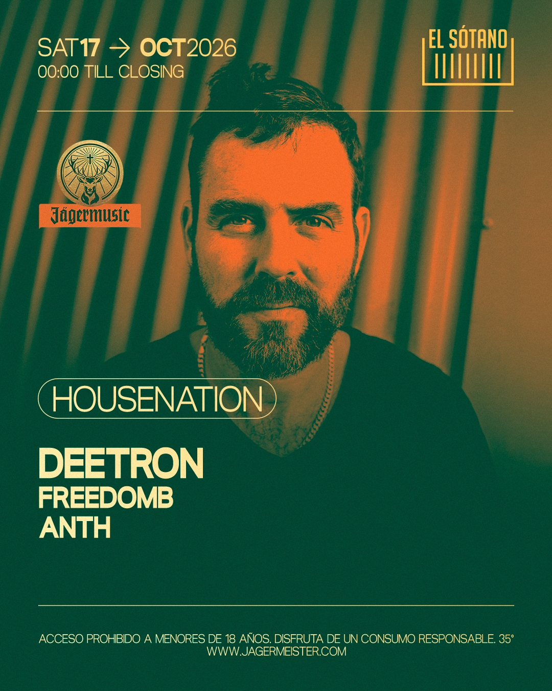 Housenation: Deetron + freedomB at El Sótano