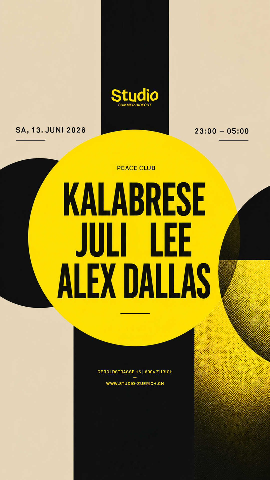 PEACE CLUB: Kalabrese - Juli Lee - Alex Dallas