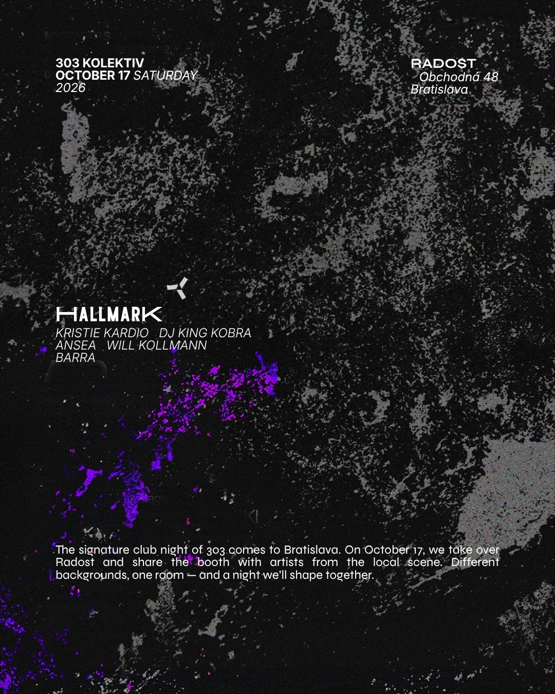 HALLMARK: KRISTIE KARDIO, DJ KING KOBRA, Ansea + more