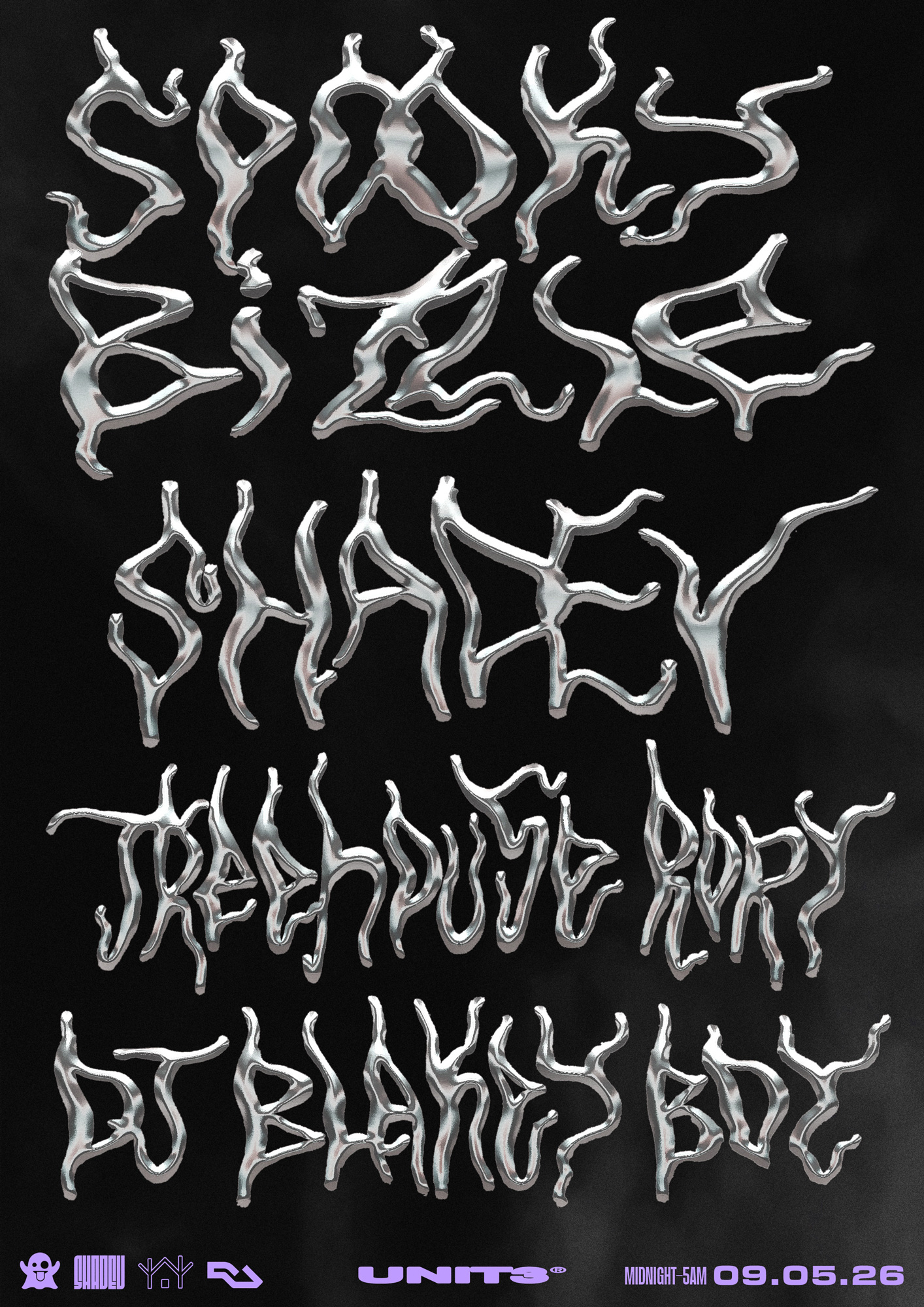 Spooky Bizzle / SHADEV / Treehouse Rory / DJ Blakey Boy