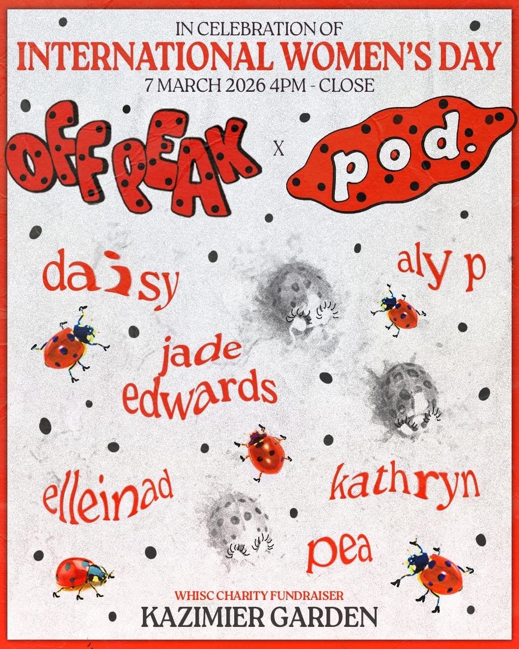 Off:peaK x pod International Women's Day Fundraiser
