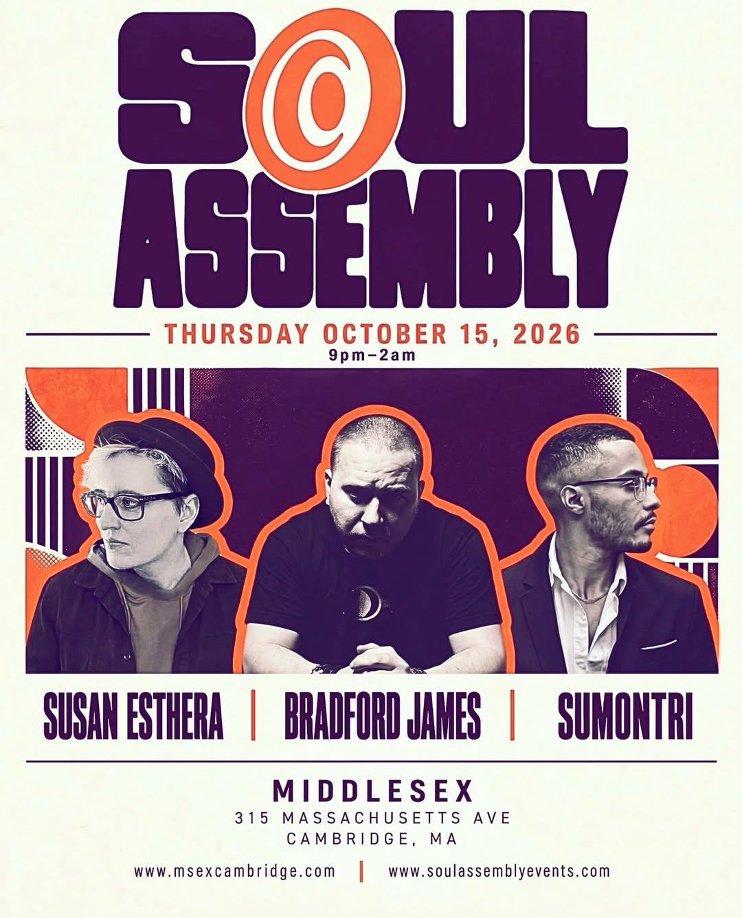Soul Assembly: Susan Esthera, Bradford James, Sumontri