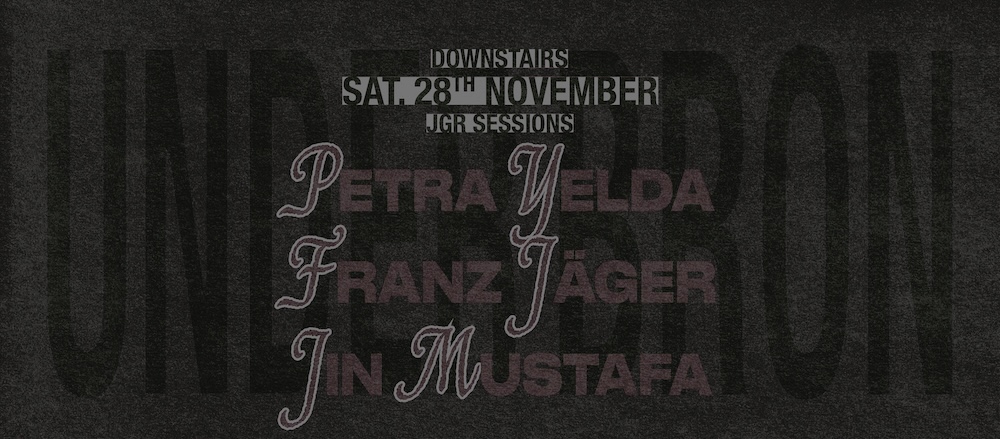 JGR Sessions: Petra Yelda, Franz Jäger, Jin Mustafa