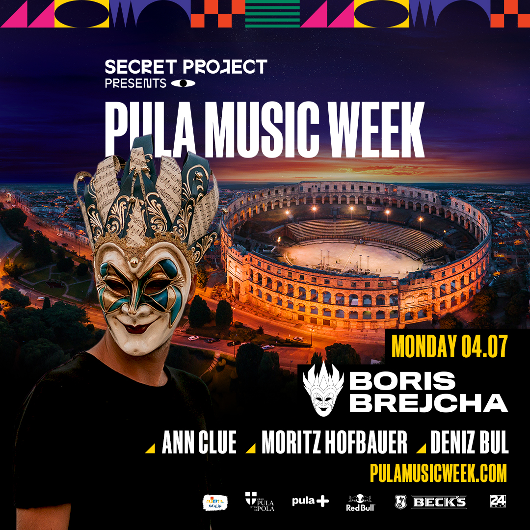 Pula Music Week - Boris Brejcha + support at Pula Arena, Croatia