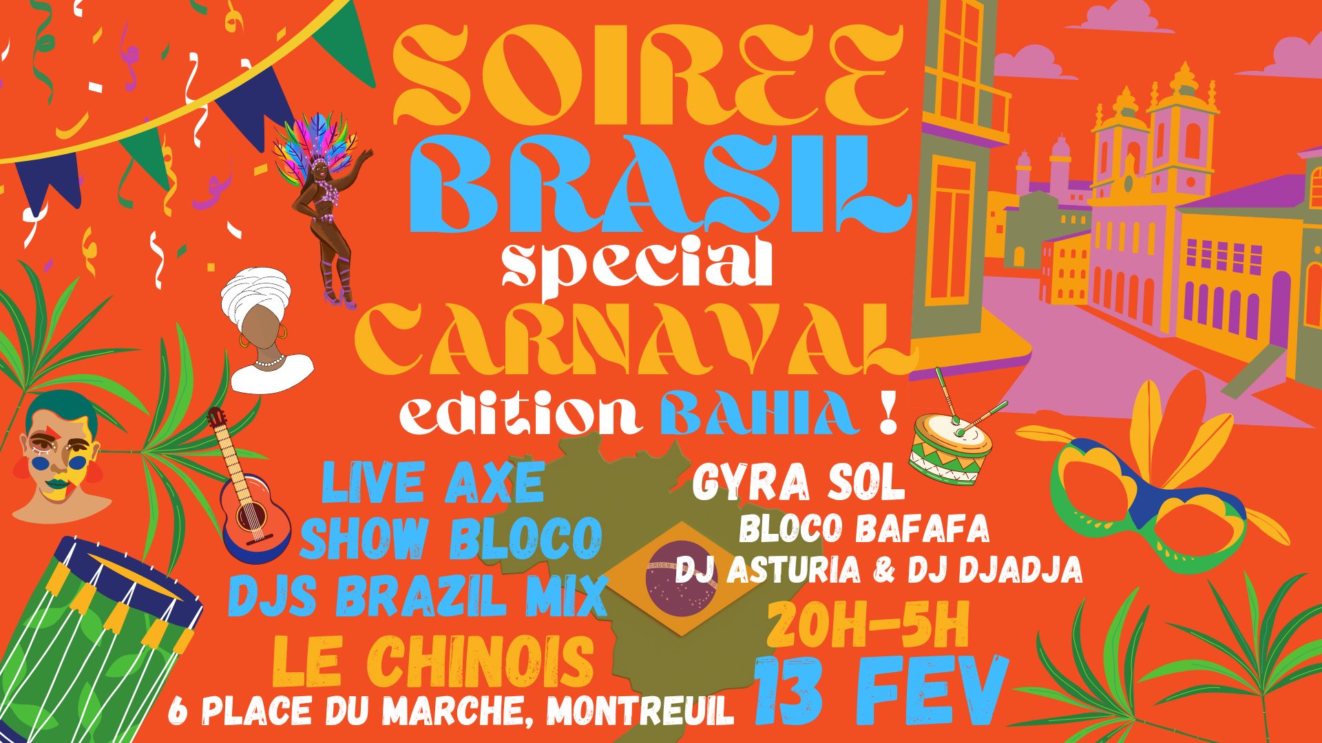 Carnaval de Bahia à Paris 