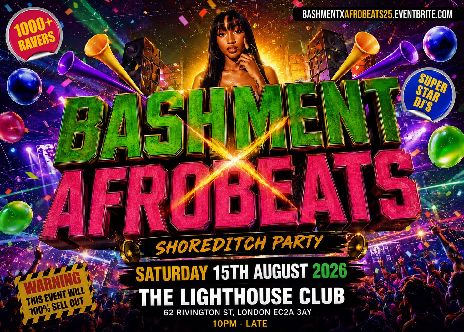 Bashment X Afrobeats – Shoreditch Party - The Lighthouse Club