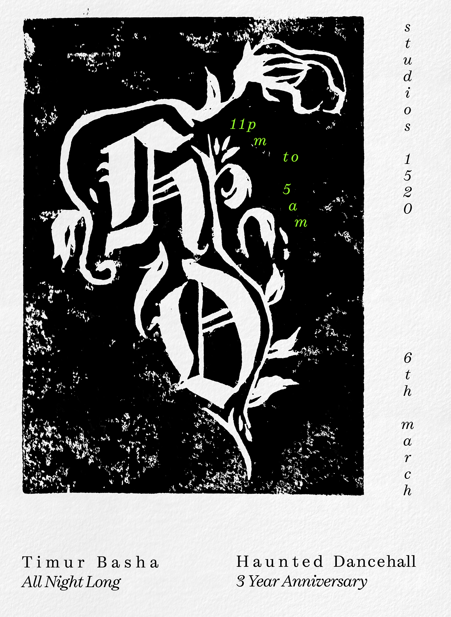 Haunted Dancehall - 3 Year Anniversary with Timur Basha (all night long)