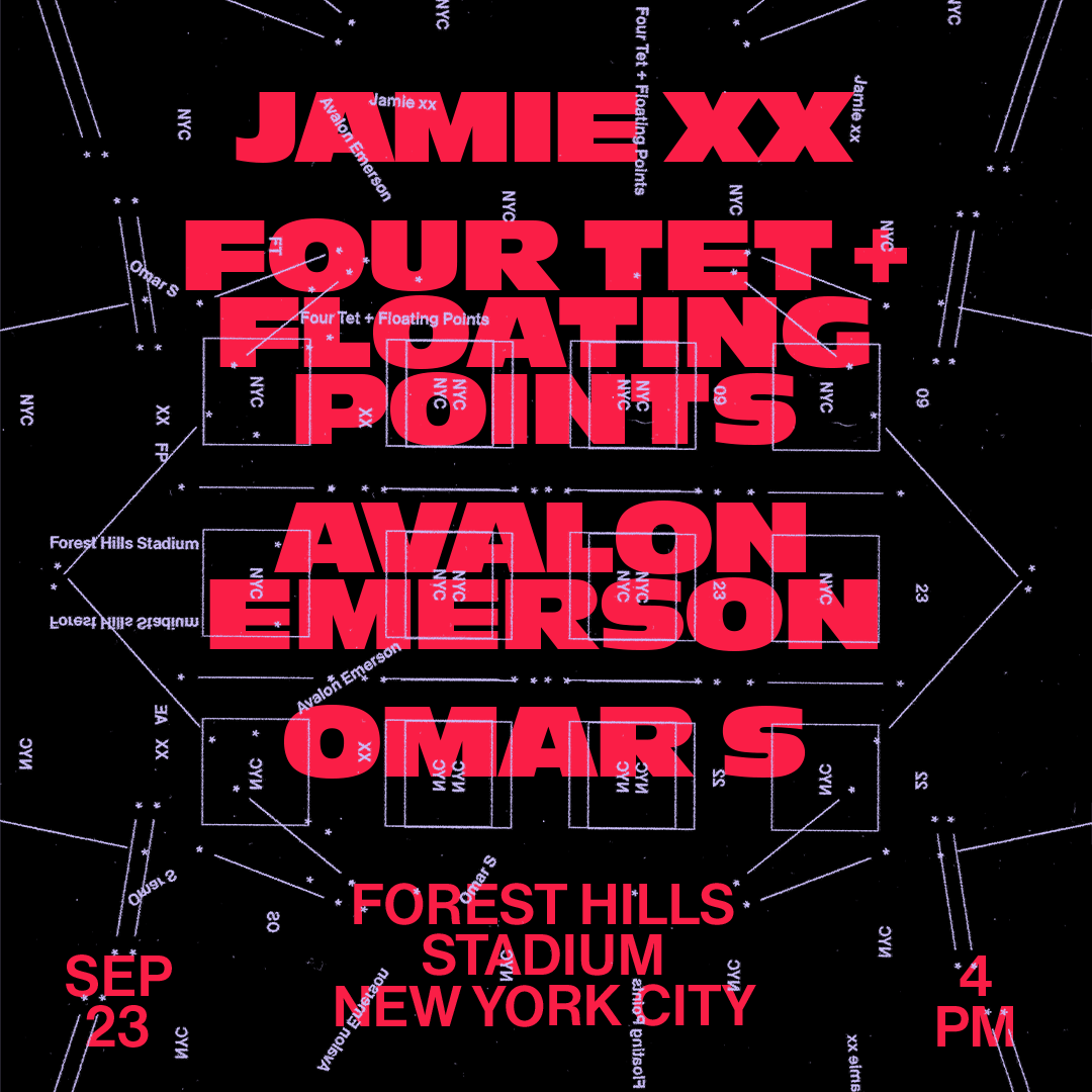 Jamie xx at Forest Hills Stadium, New York City