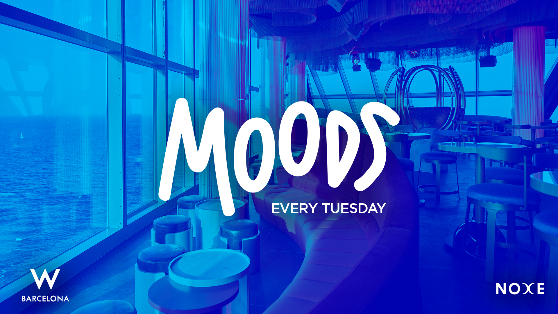FREE GUEST LIST * Moods at Noxe (26th floor W Barcelona)