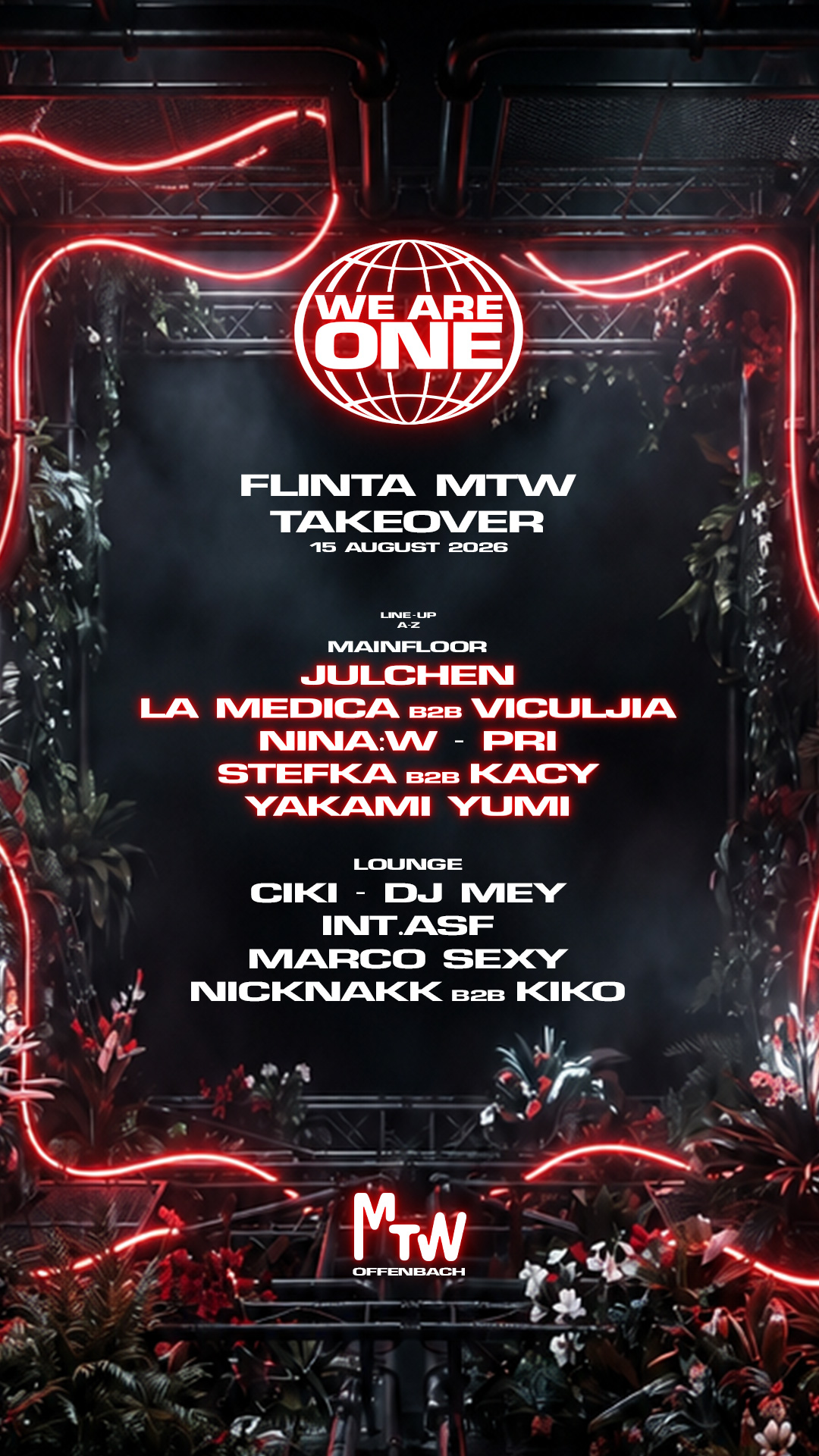 WE ARE ONE x MTW – Saisonauftakt