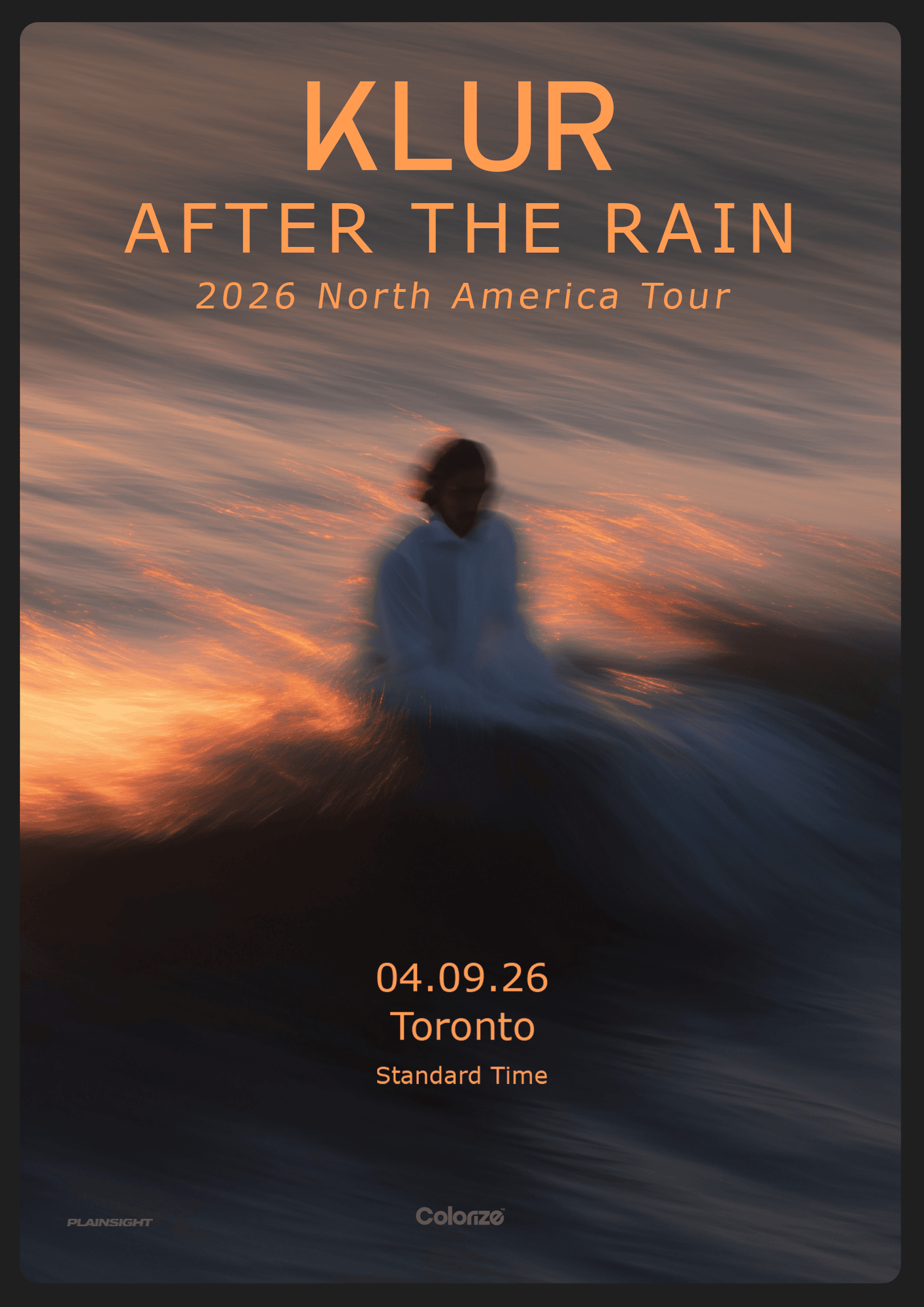 Klur (Colorize): After the Rain Tour