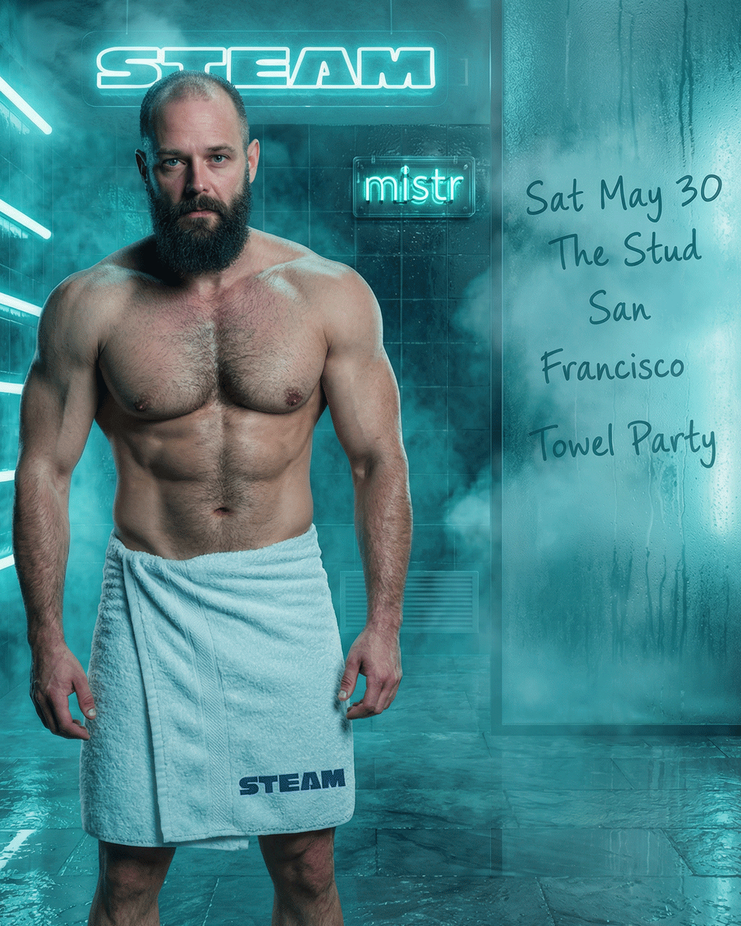 Steam Towel Party San Francisco
