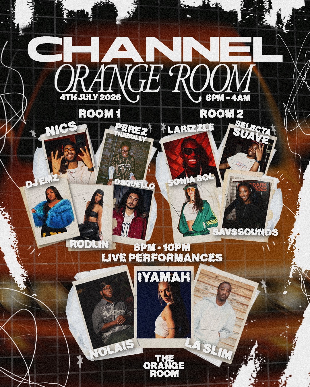 Channel Orange Room