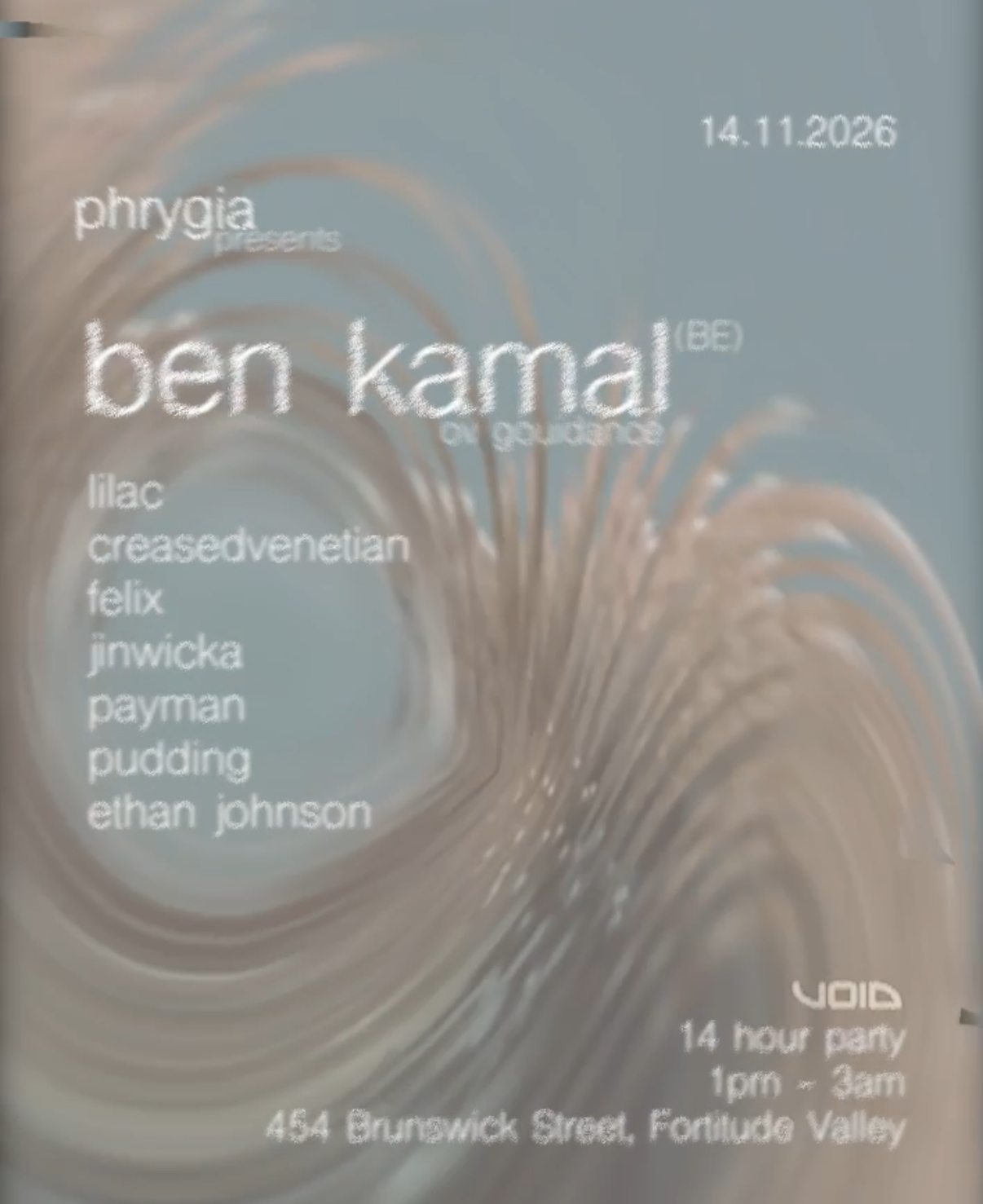 Phrygia presents: Ben Kamal (BE) + Lilac