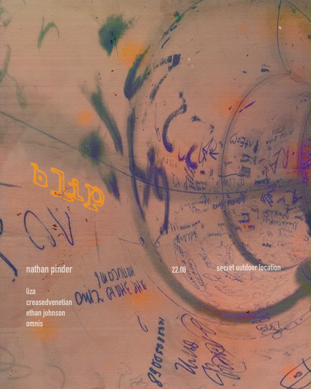 Blip with Nathan Pinder (UK), liza, creasedvenetian, ethan johnson, omnis
