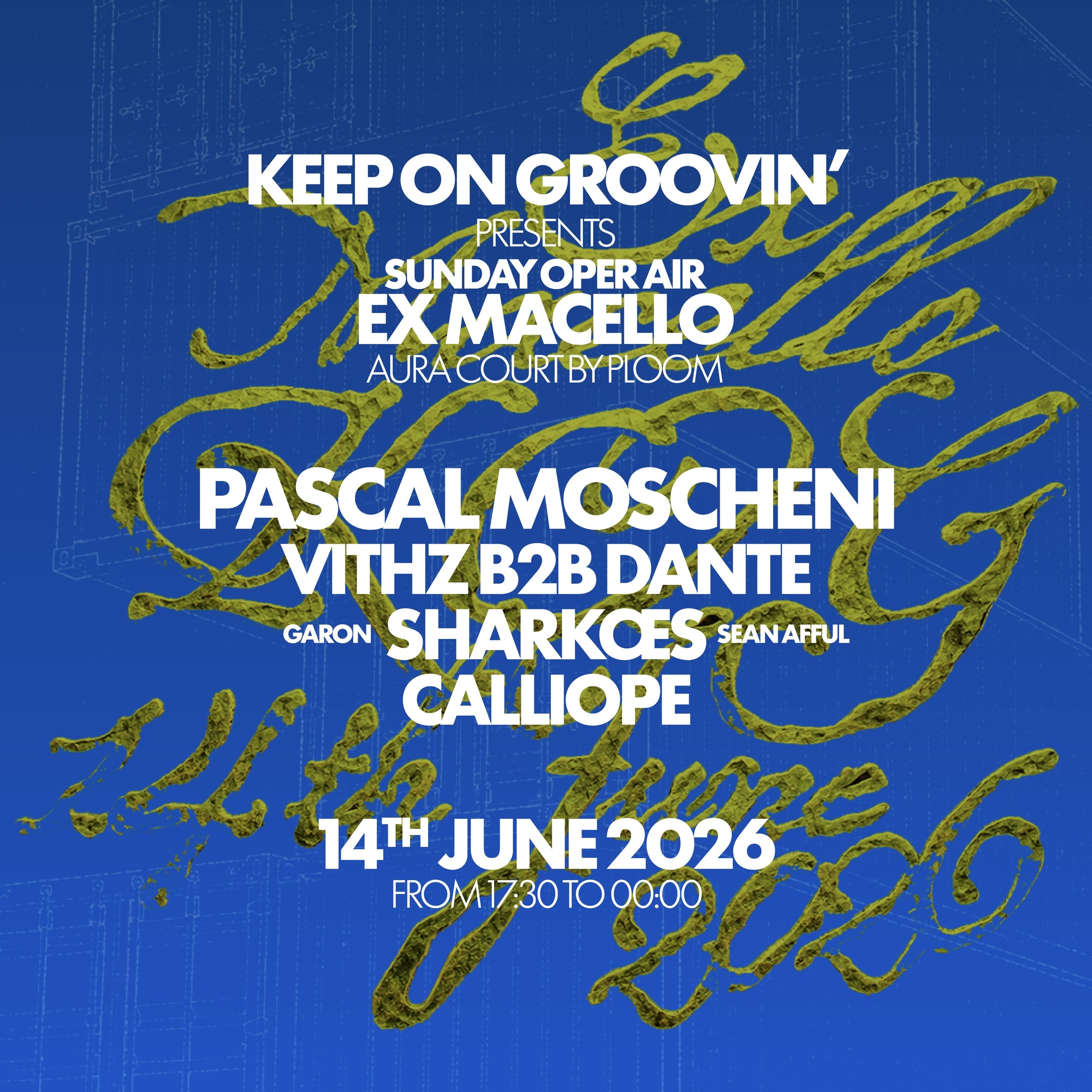 Keep On Groovin' w/ Pascal Moscheni - Sunday OpenAir at Ex Macello