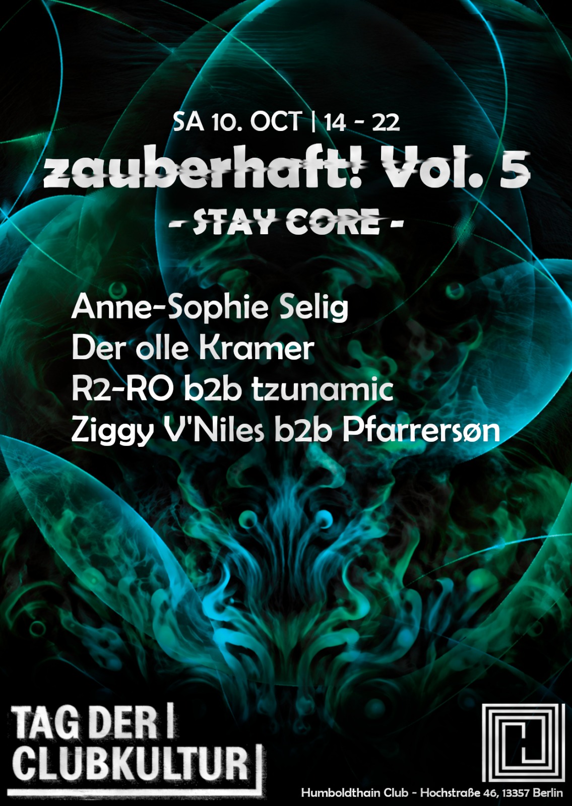 zauberhaft! Vol. 5 - STAY CORE (TAG DER CLUBKULTUR 2026)