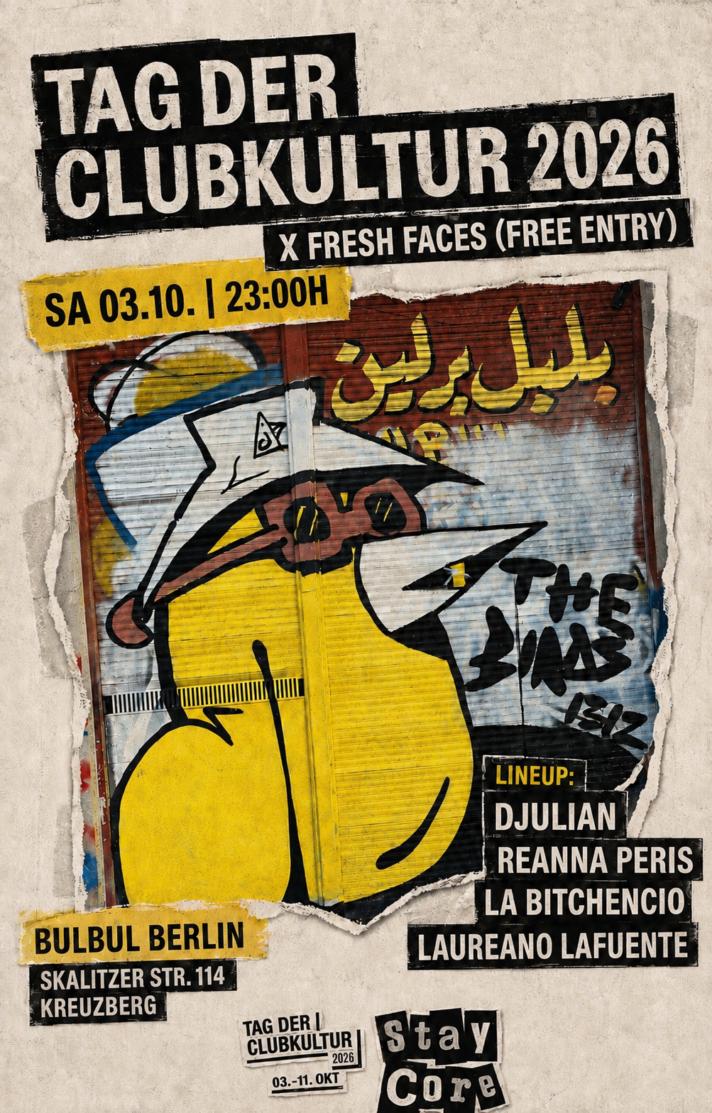 TAG DER CLUBKULTUR 2026 - FRESH FACES (FREE ENTRY)