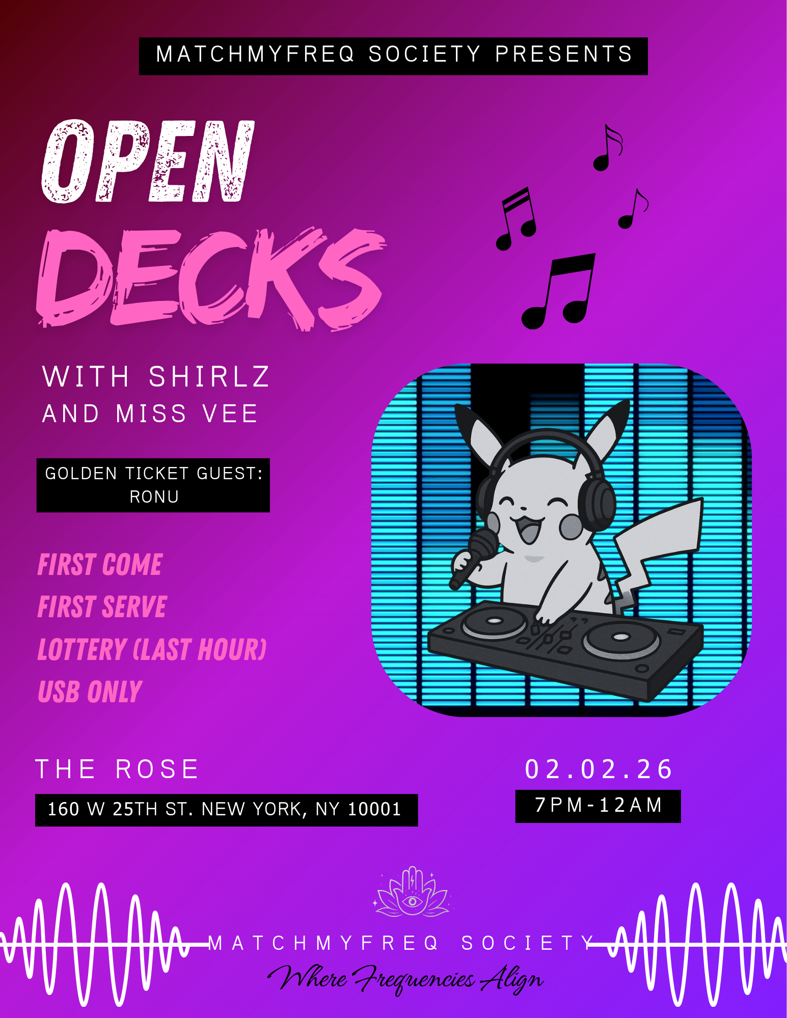 MMF Society Open Decks