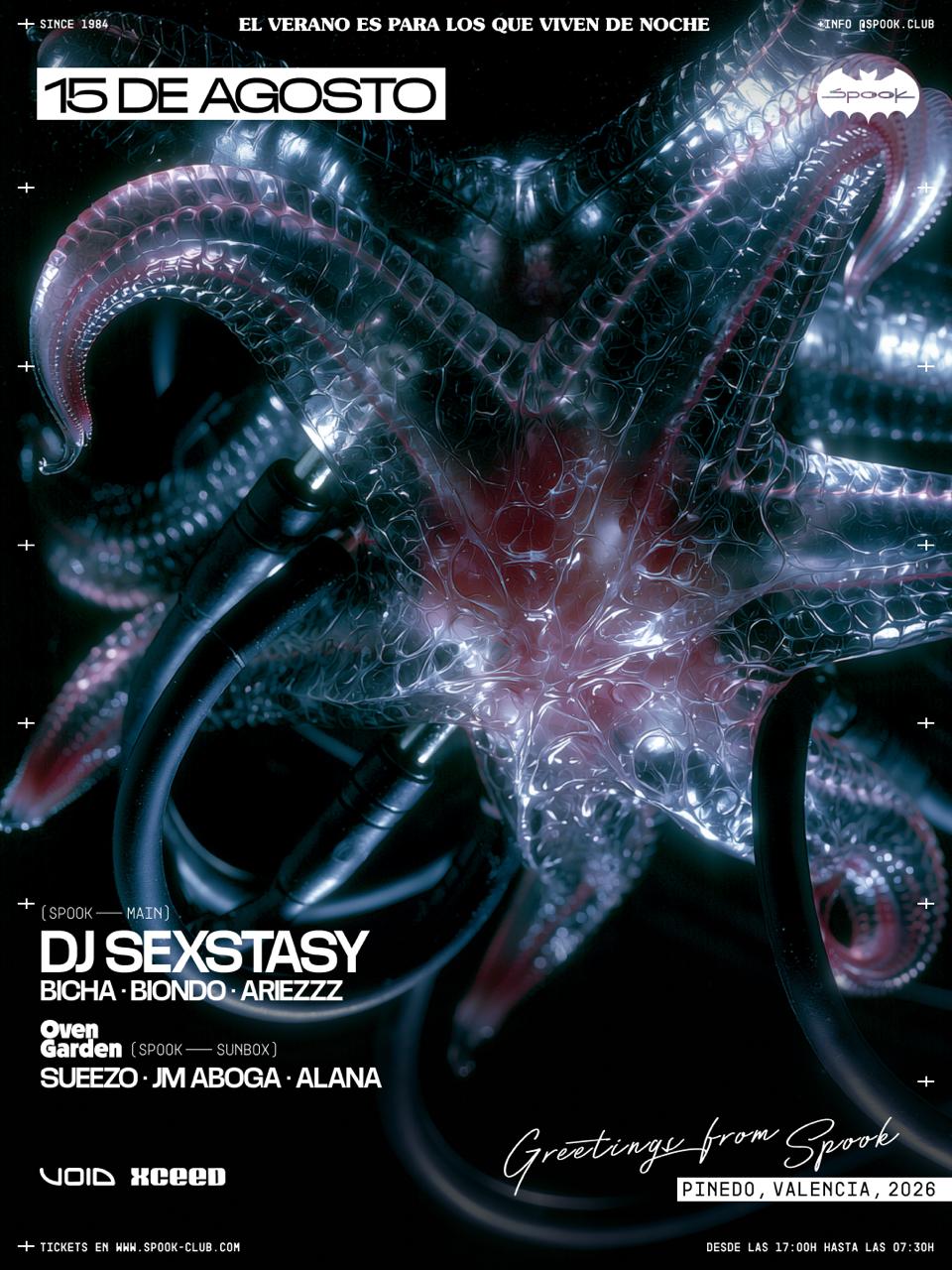 DJ Sexstasy + Bicha + Biondo + Ariezzz & Oven Garden