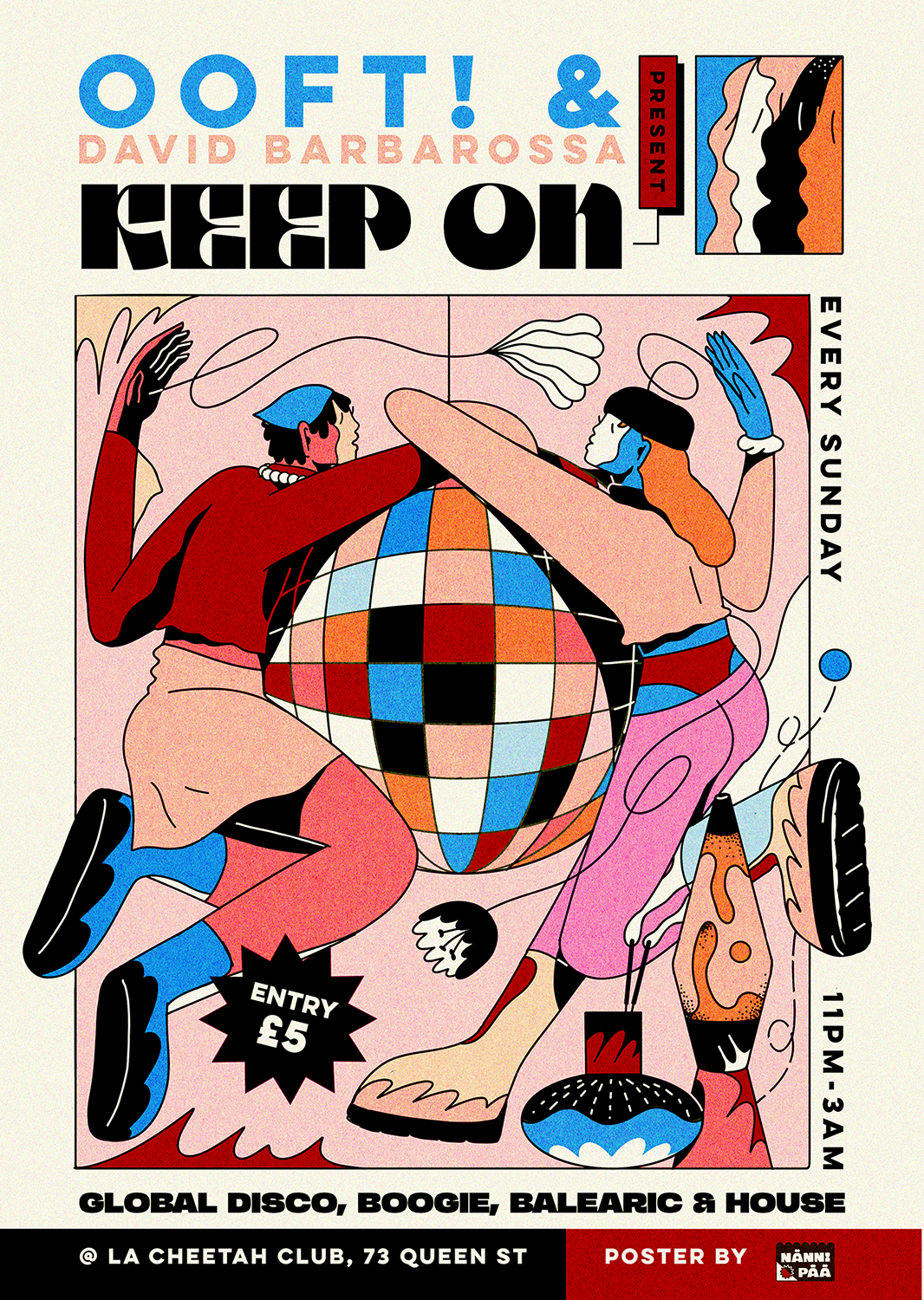 KEEP ON with OOFT! & David Barbarossa at La Cheetah Club, G1 3BZ; Scotland; United Kingdom