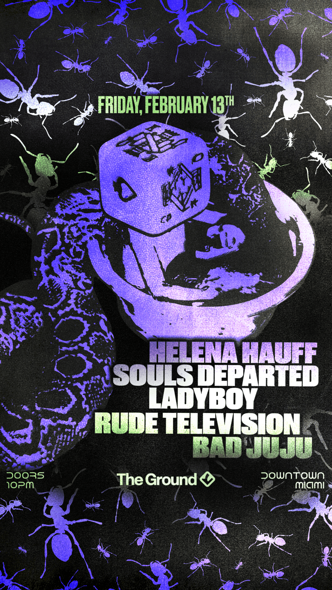 Helena Hauff + Souls Departed + LADYBOY