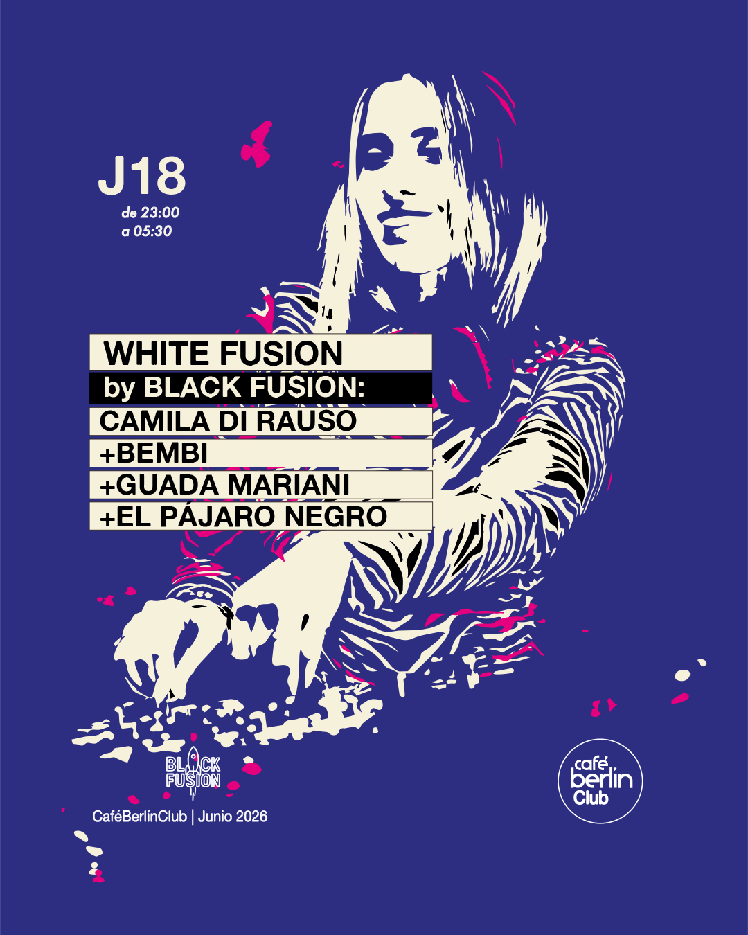 WHITE FUSION: Camila Di Rauso + Bembi + Guada Mariani