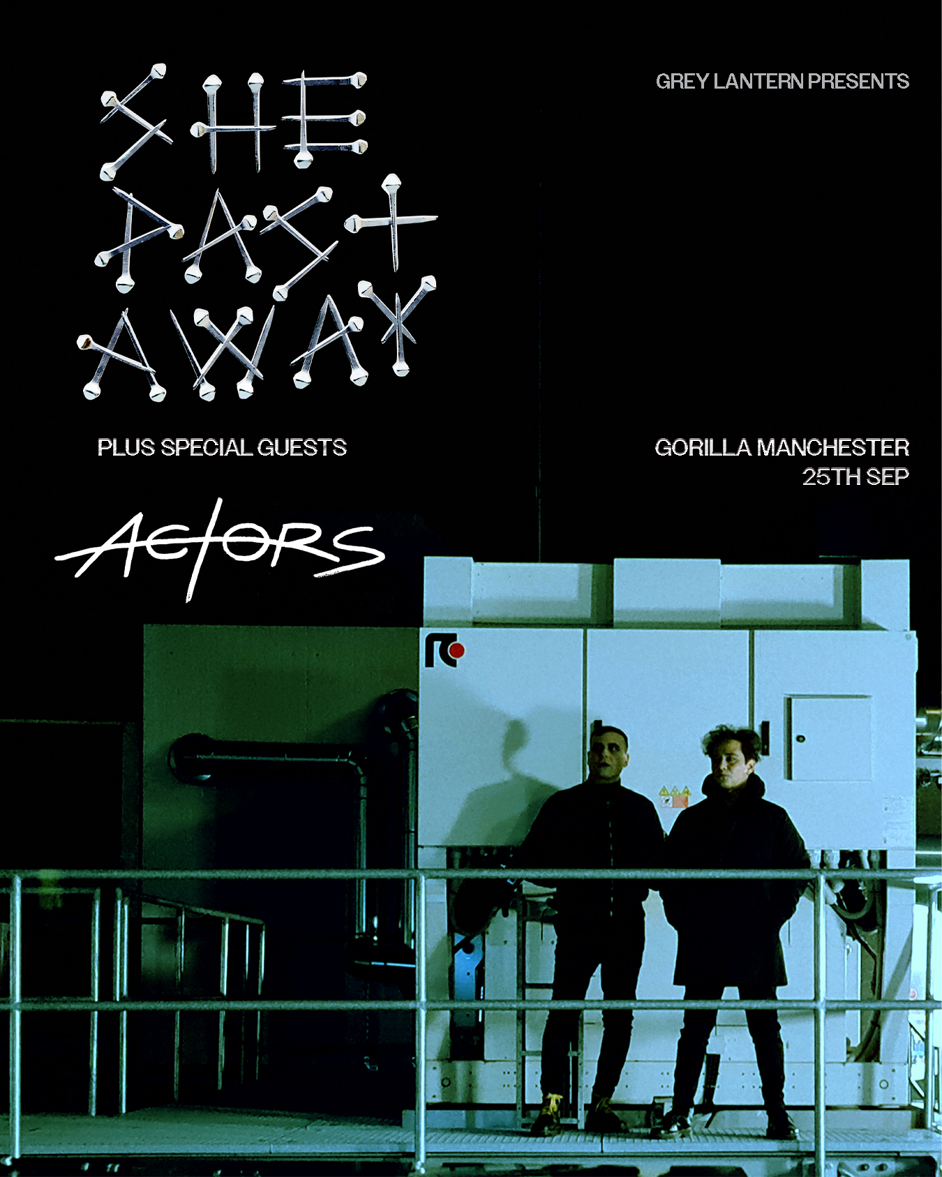 Grey Lantern presents: She Past Away / Actors at Gorilla, Manchester