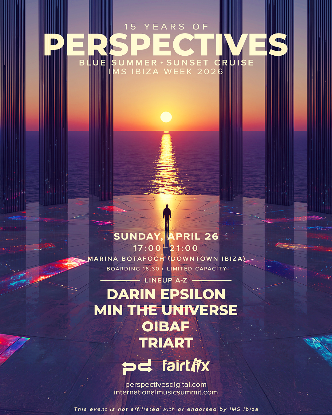 15 Years of Perspectives - IMS Ibiza Week 2026 - Sunset Cruise