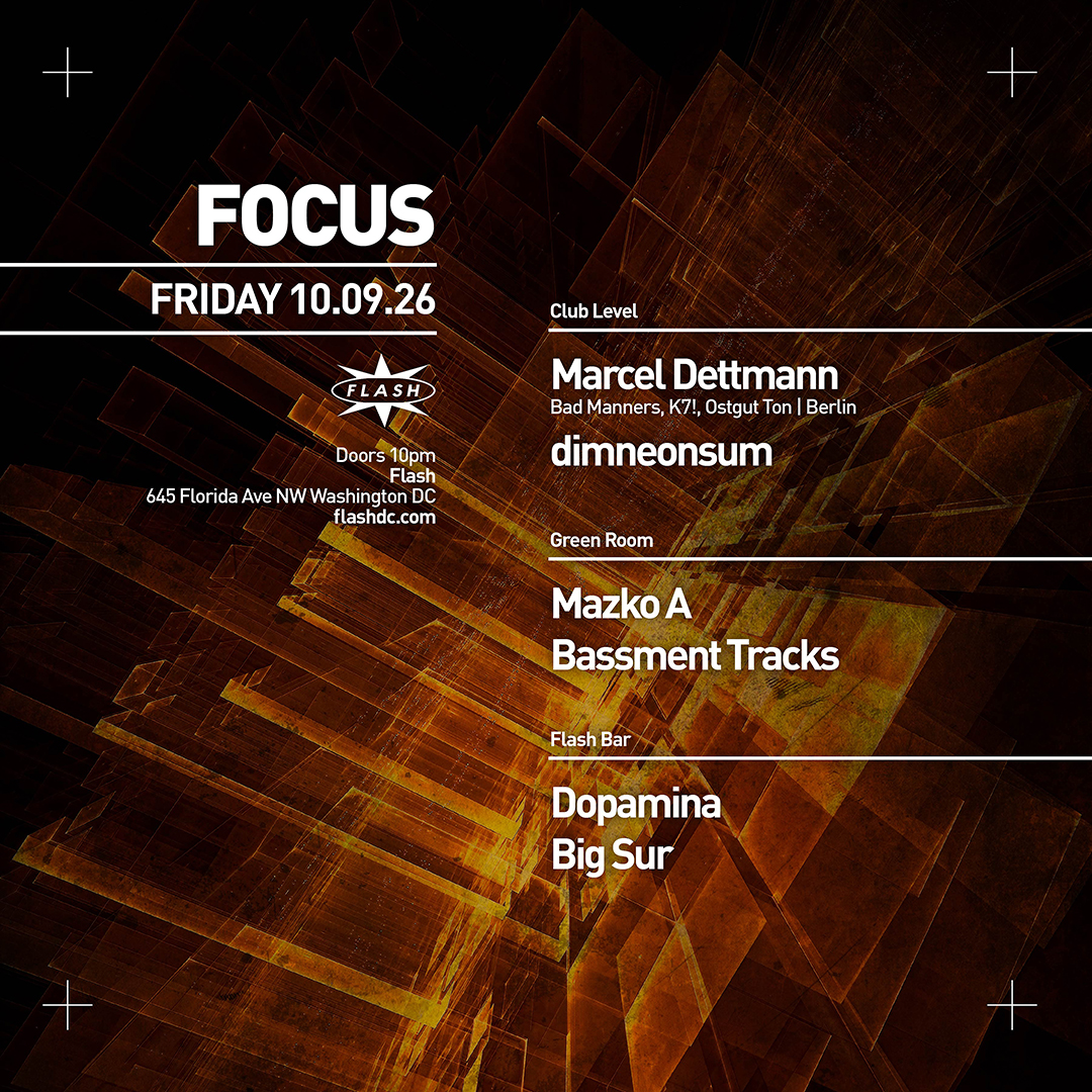 FOCUS: Marcel Dettmann