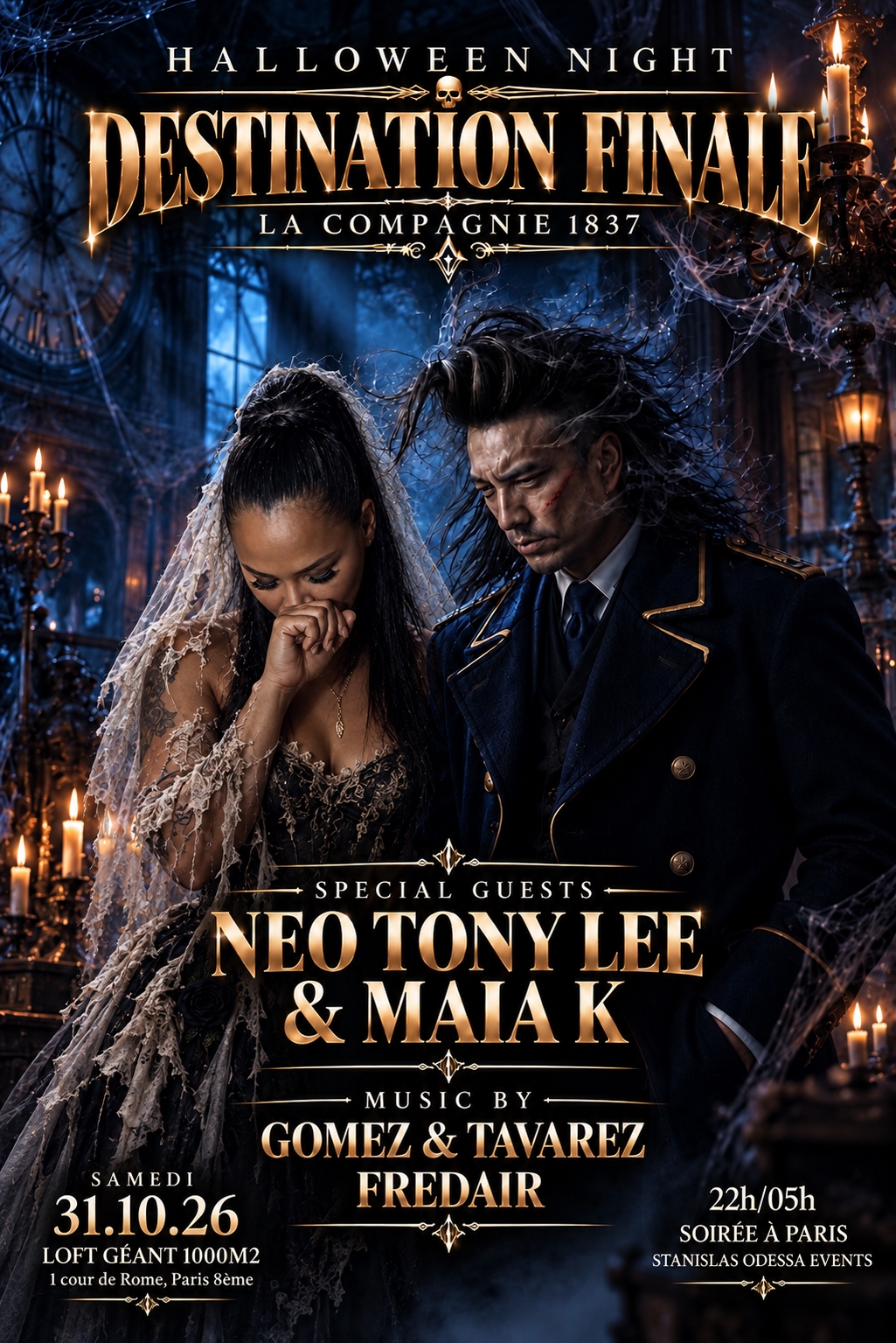 NEO TONY LEE & Maia K for Halloween Paris - La Compagnie 1837