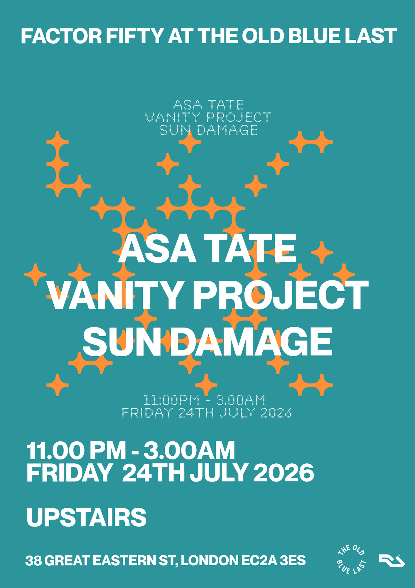 FACTOR FIFTY - Asa Tate, SUN DAMAGE, Vanity Project