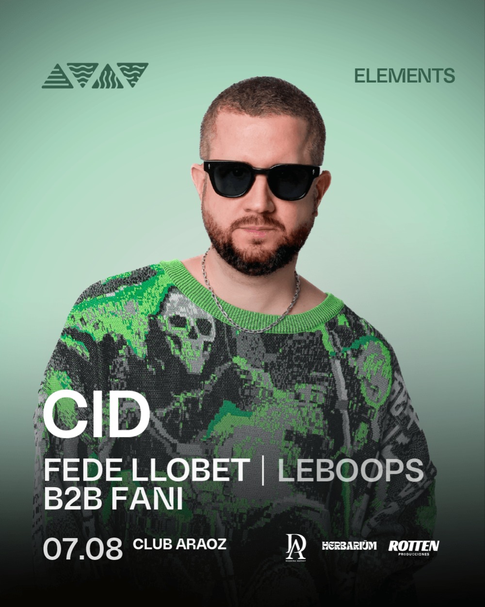 CID & MORE ARTISTS - by ELEMENTS, CLUB ARAOZ
