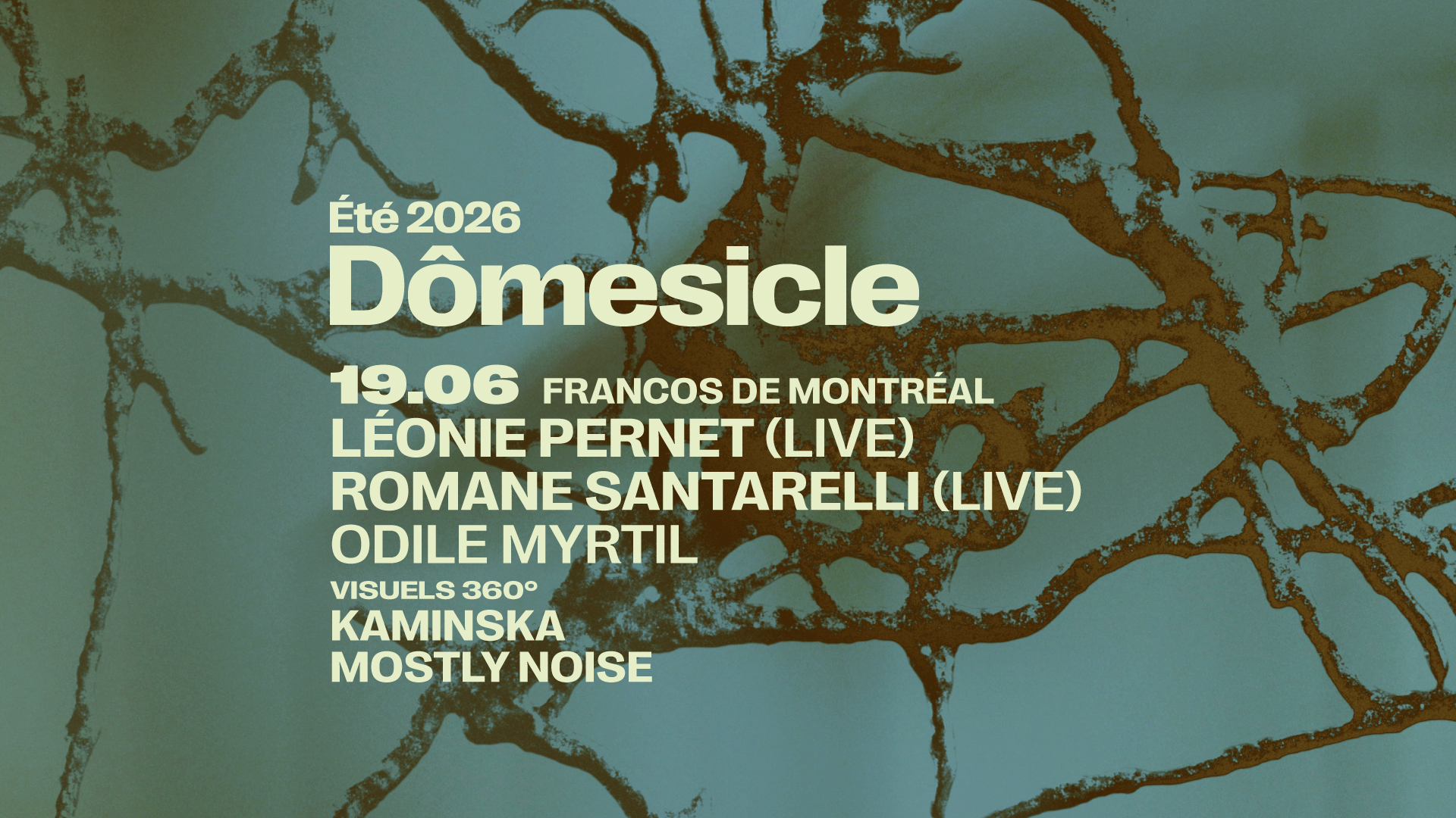Dômesicle x Francos de Montréal — Léonie Pernet • Romane Santarelli • Odile Myrtil