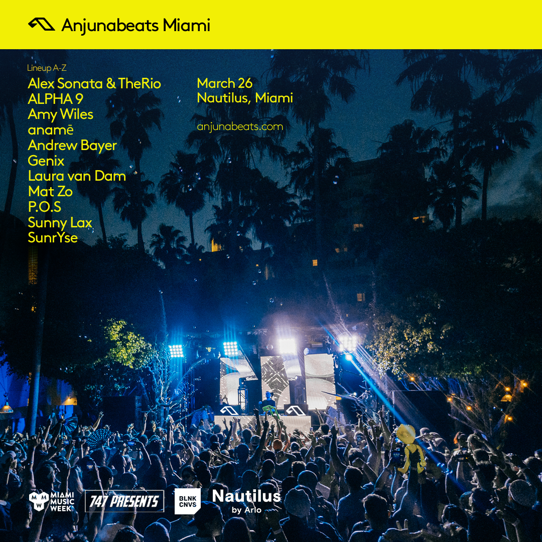 Anjunabeats Pool Party at The Nautilus Hotel, Miami