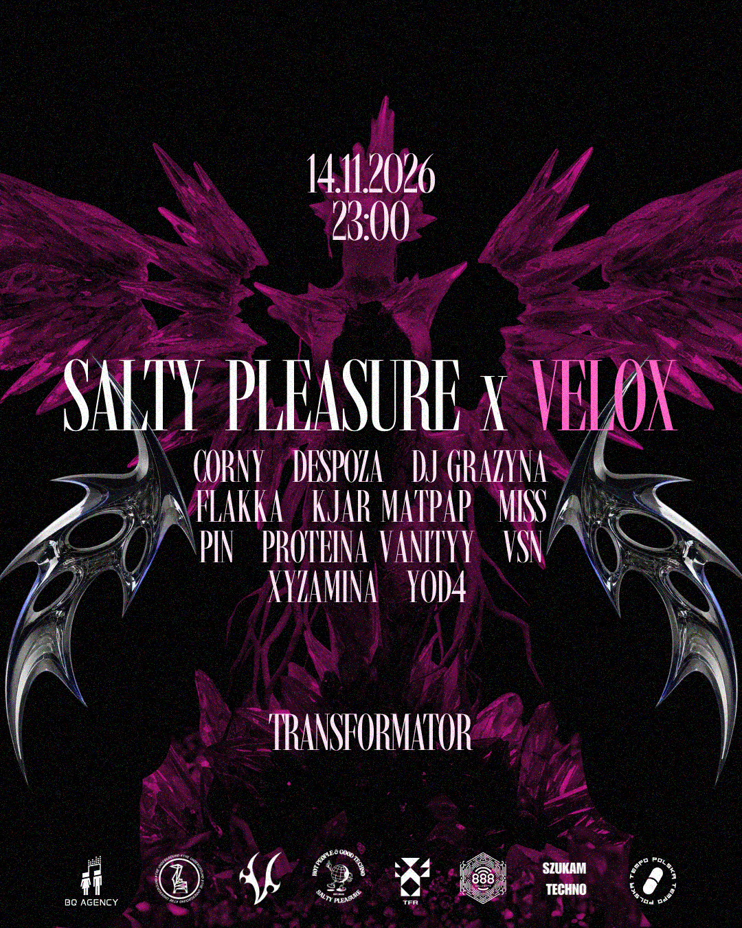 Salty Pleasure x VELOX flyer Salty Pleasure x VELOX flyer