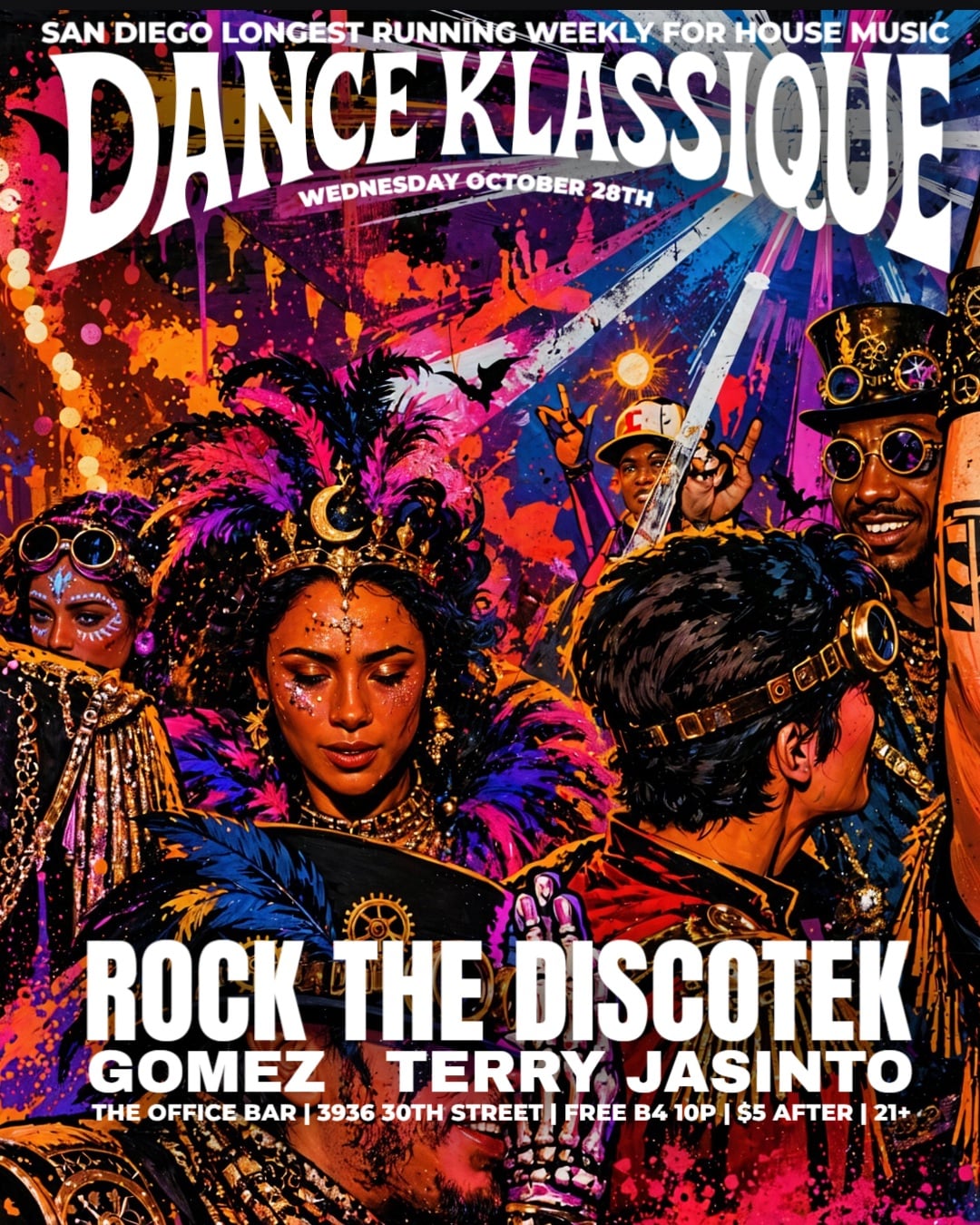Dance Klassique Halloween Week Party ft Rock The DIscotek, Terry Jasinto and Gomez