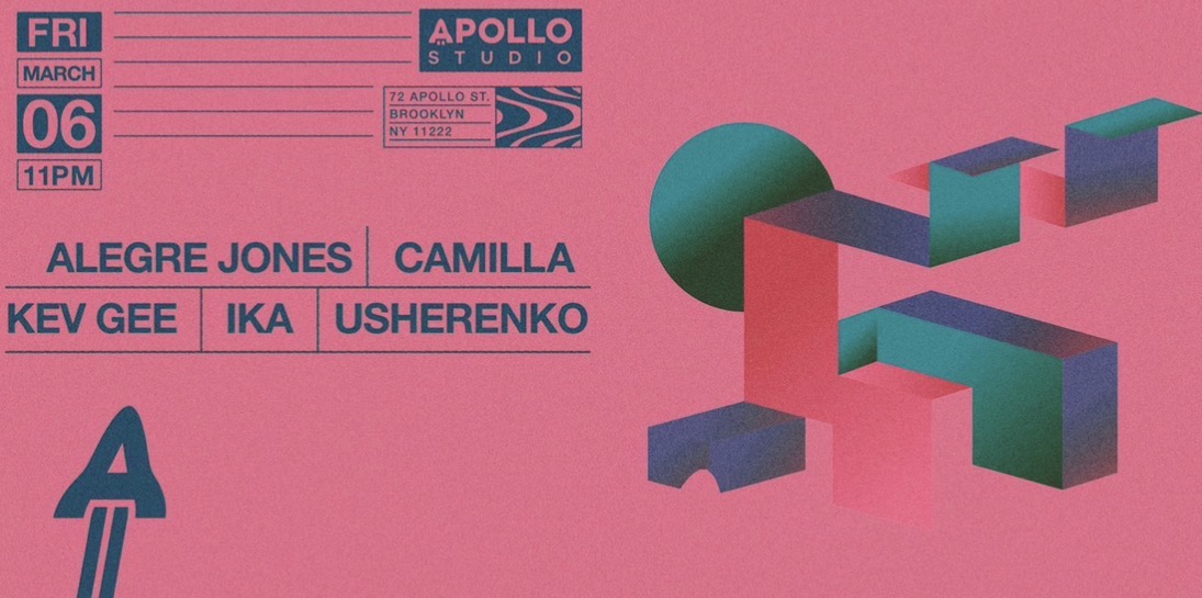 Apollo Studio w/ Ika, Usherenko, Gev Gee, CAMILLA & Alegre Jones