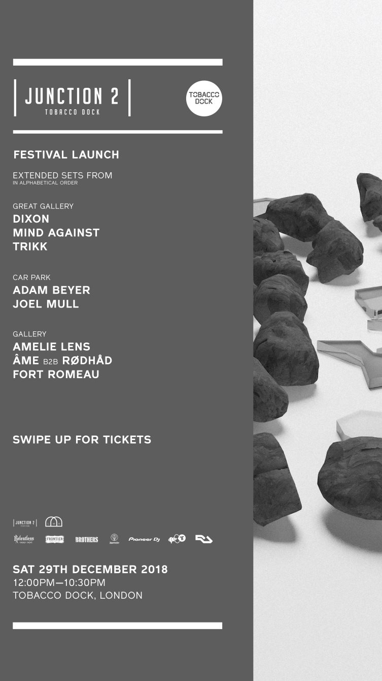 Junction 2 books Dixon, Amelie Lens for London's Tobacco Dock · News ⟋ RA