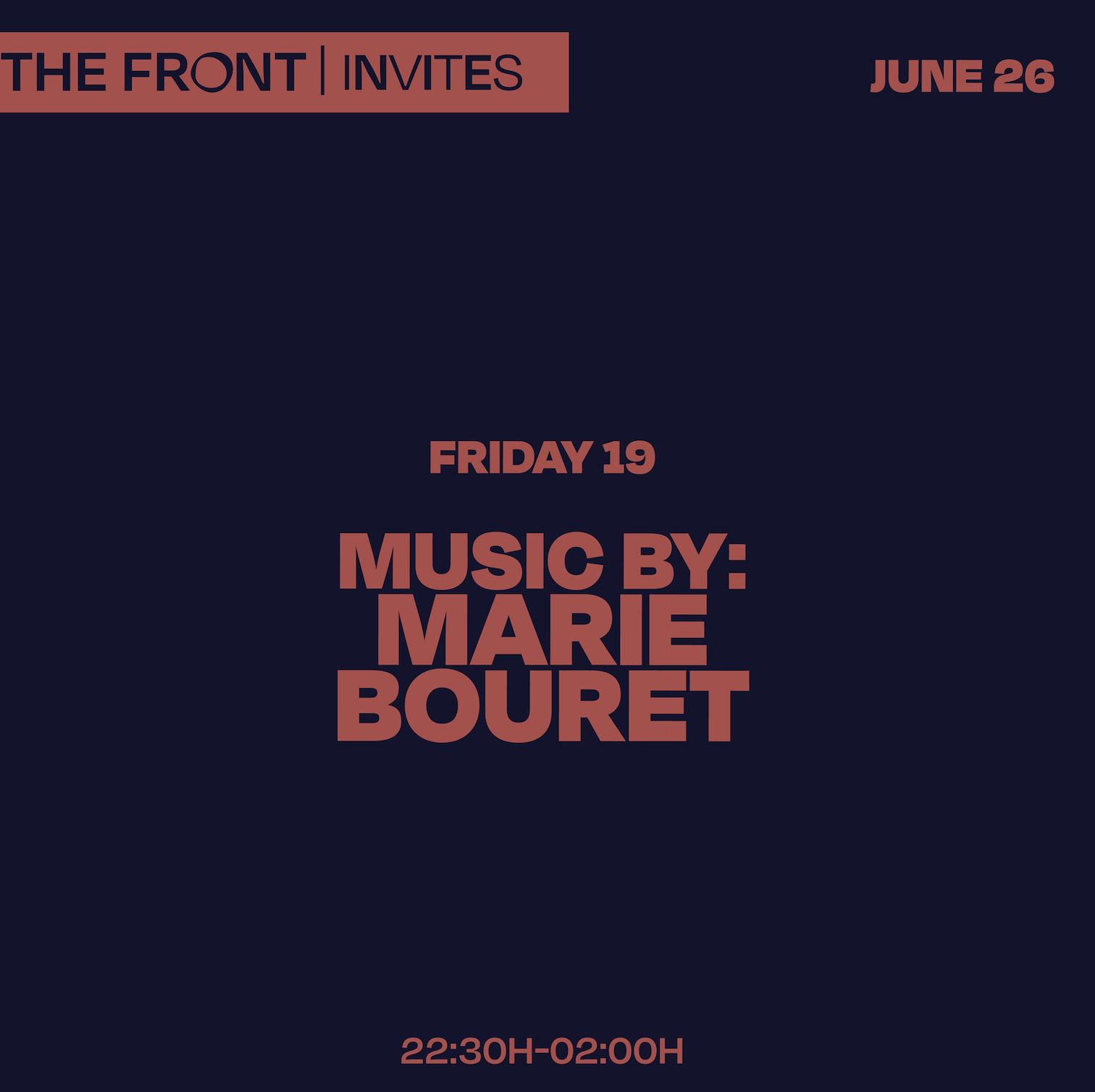 TFB Invites Marie Bouret