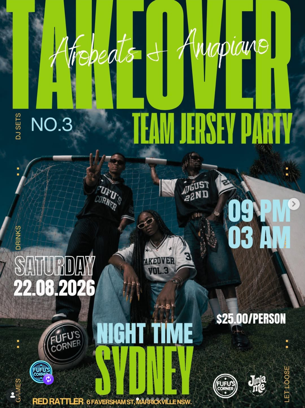 Team Jersey Party Takeover
