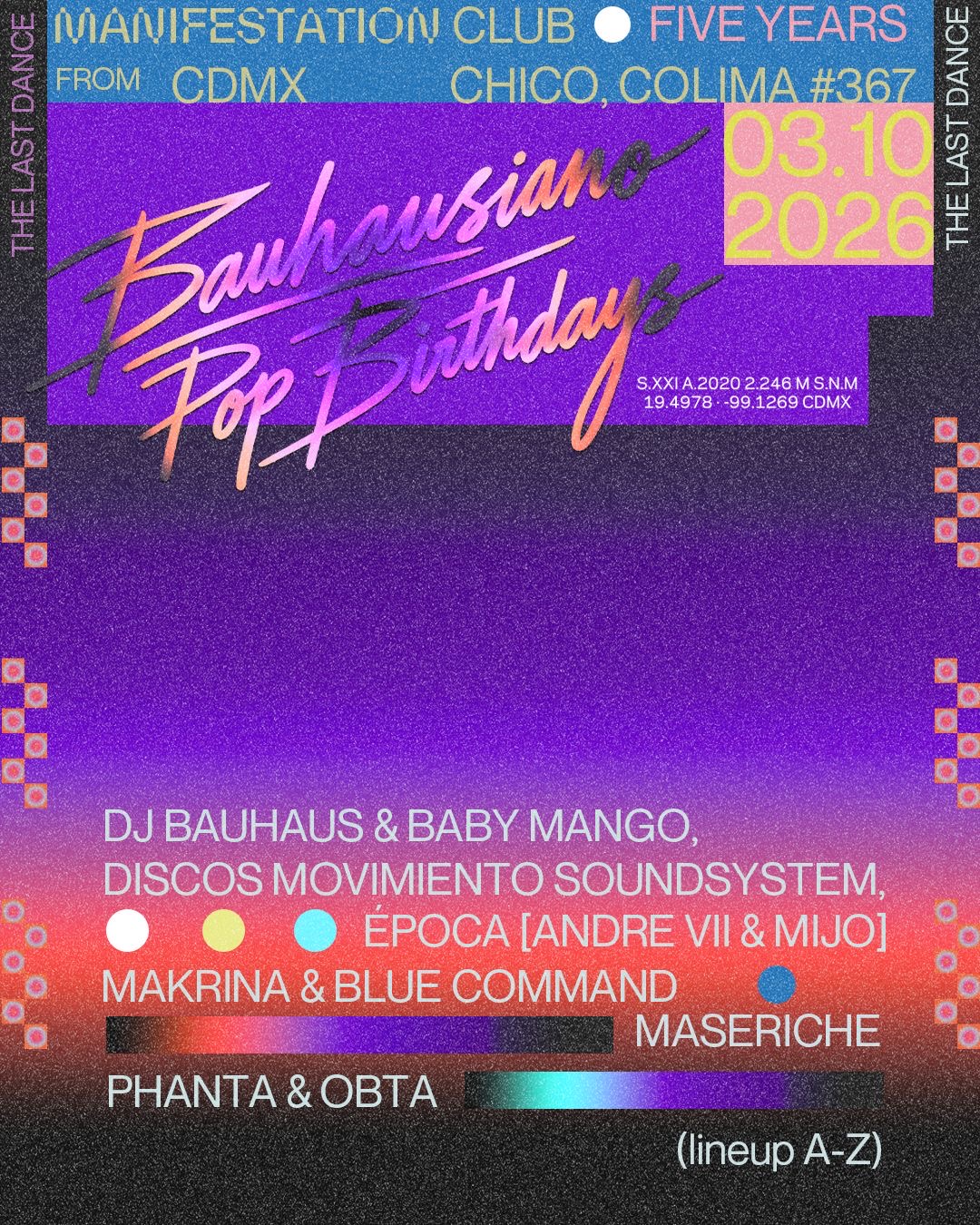 Flyer de Manifestation Club [Five Years]